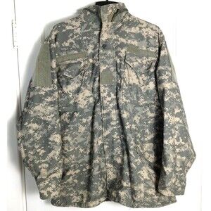 Vintage US Military M65 Coat Men Med Long Cold Weather Field Jacket Digital Camo